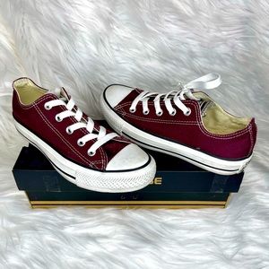 Burgundy Converse
